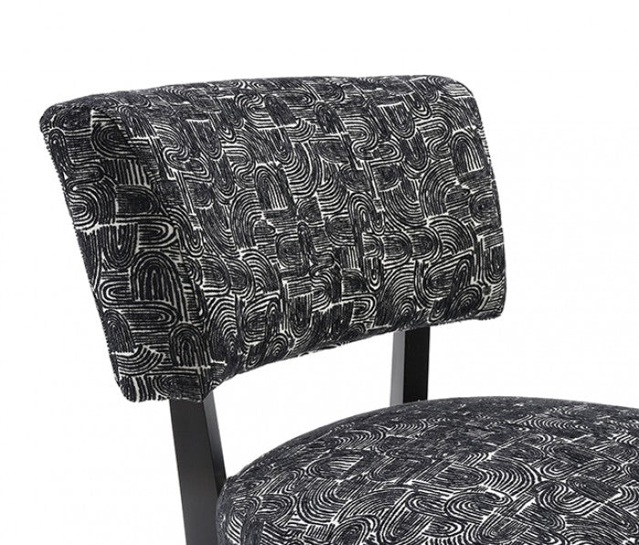 Aveni Black Accent Chair