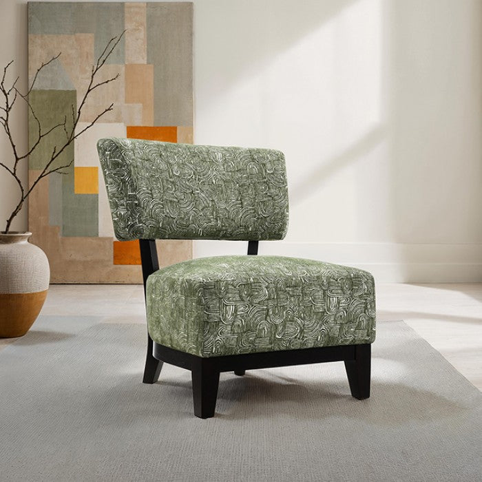 Aveni Green Accent Chair
