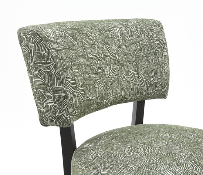 Aveni Green Accent Chair