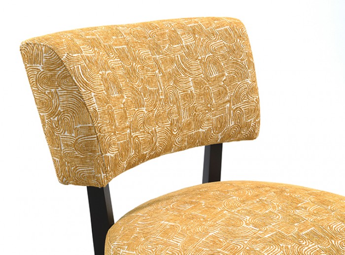 Aveni Yellow Accent Chair