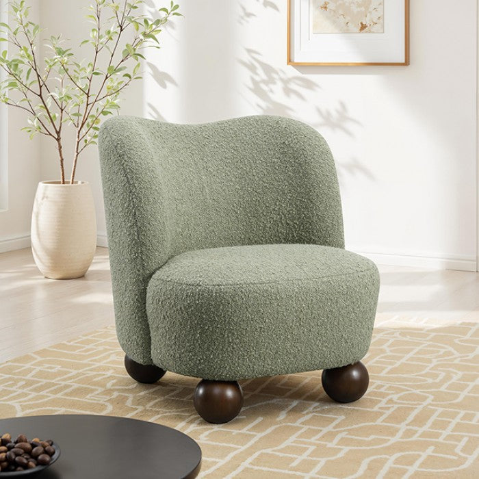 Karey Green Accent Chair