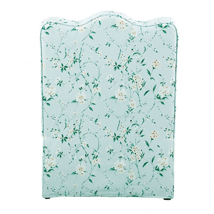 Hemsworth Chinoiserie Lightteal/Pink Accent Chair