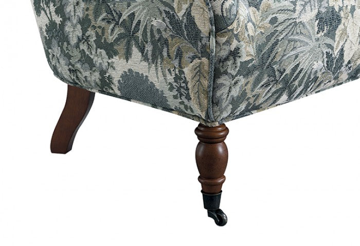 Seaton Topiary Green Settee