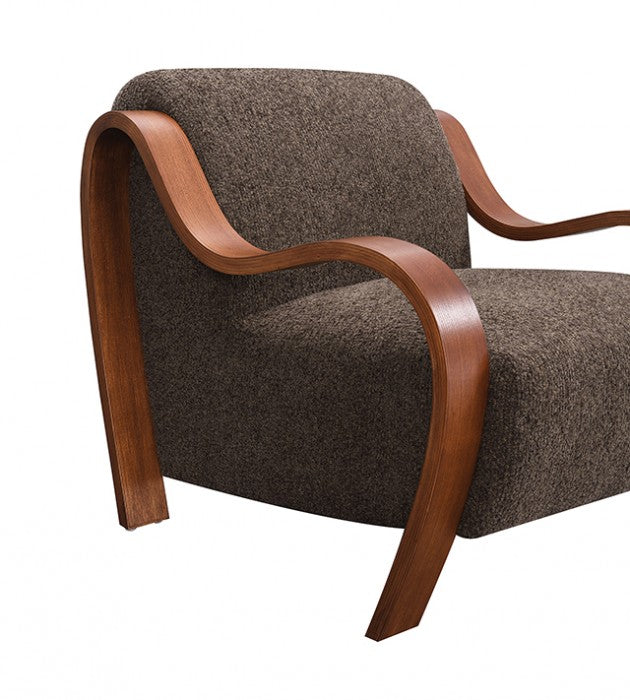 Niari Deep Brown / Walnut Accent Chair