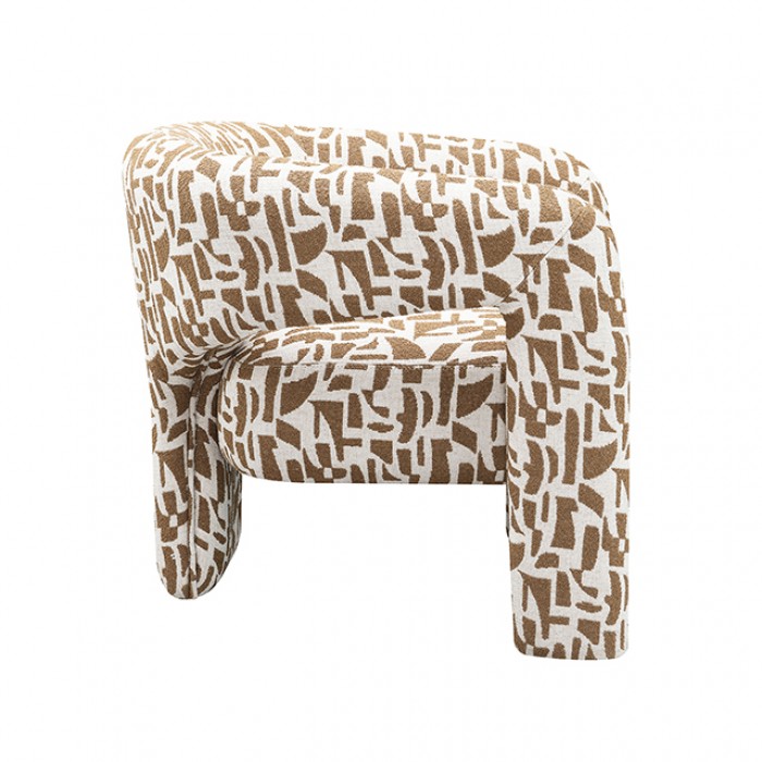 Thimba Abstract Brow Accent Chair