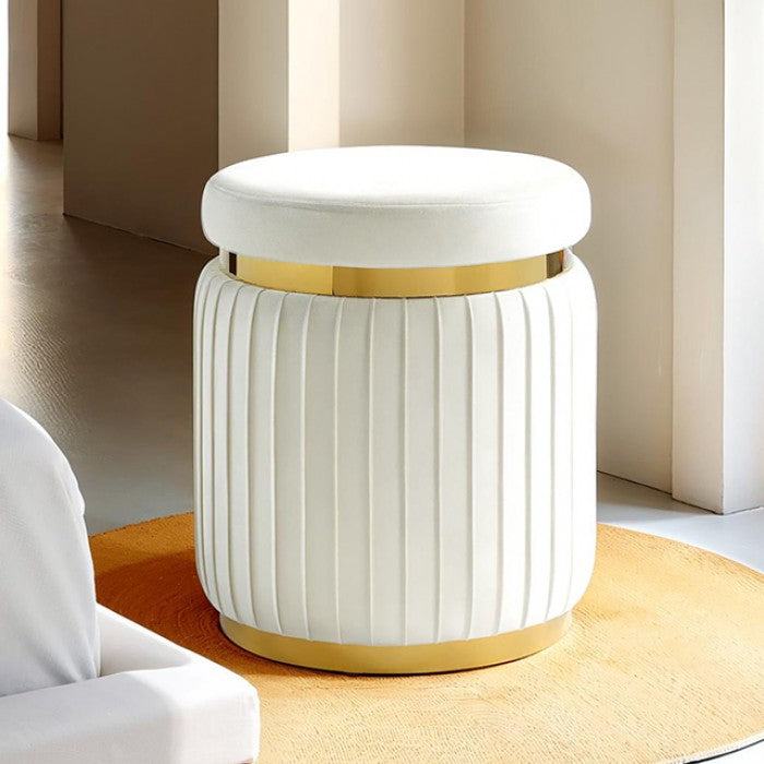 Dottie White Stool
