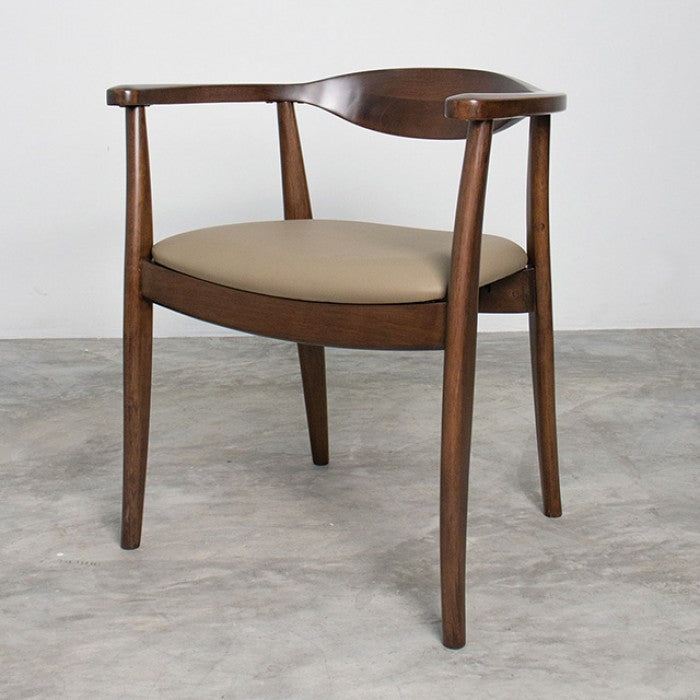 Nordby Rich Walnut Side Chair Set of 2