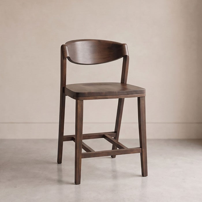 Hadsten Walnut Counter Height Chair Set of 2