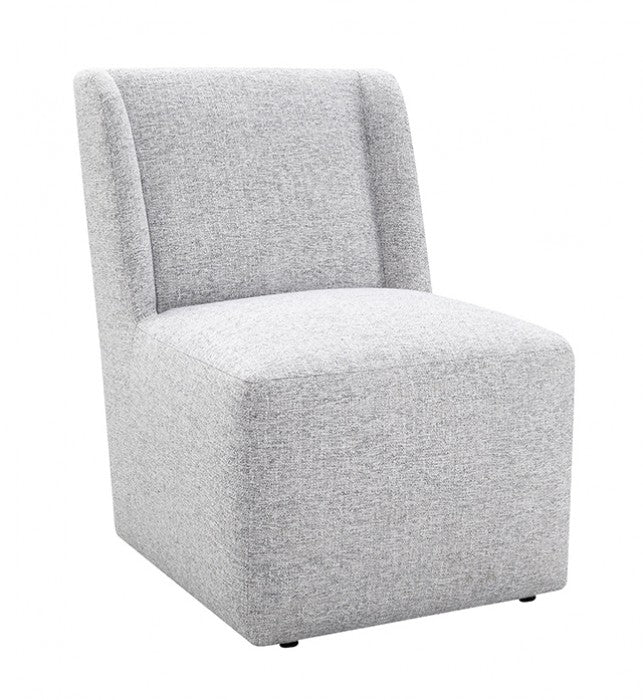 Fede Feather Gray Side Chair