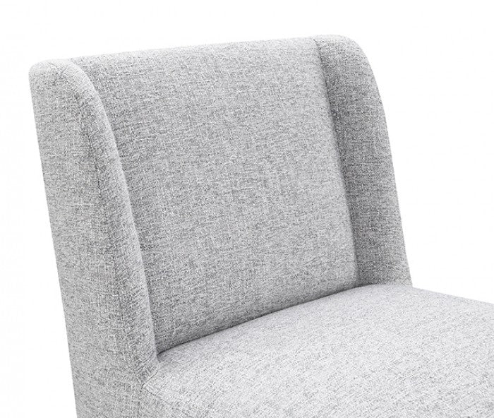 Fede Feather Gray Side Chair