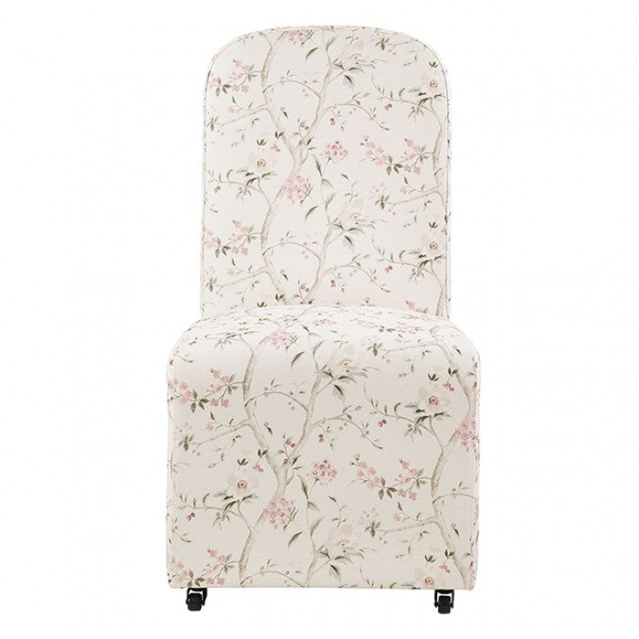 Canterbury Chinoiserie White/Pink Dining Chair