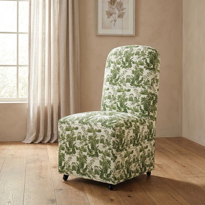 Canterbury Olive Green/White Dining Chair