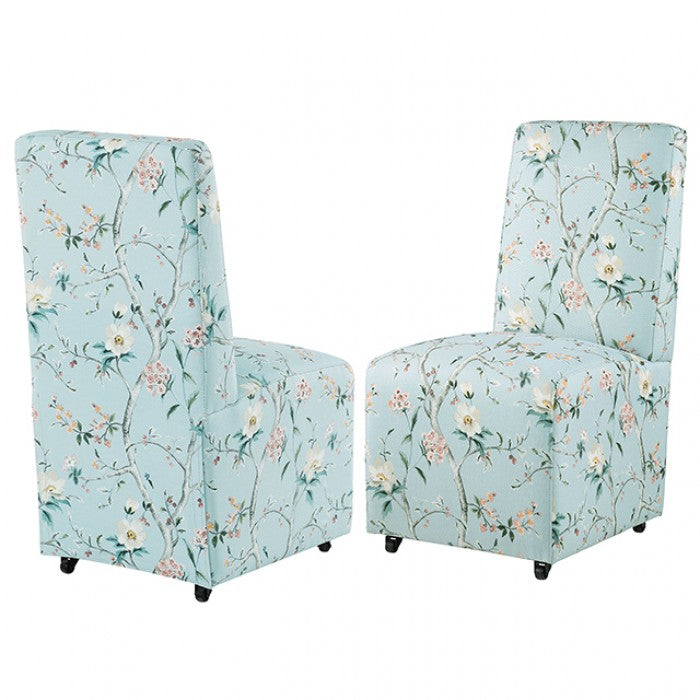 Durham Chinoiserie Pale Blue Dining Chair