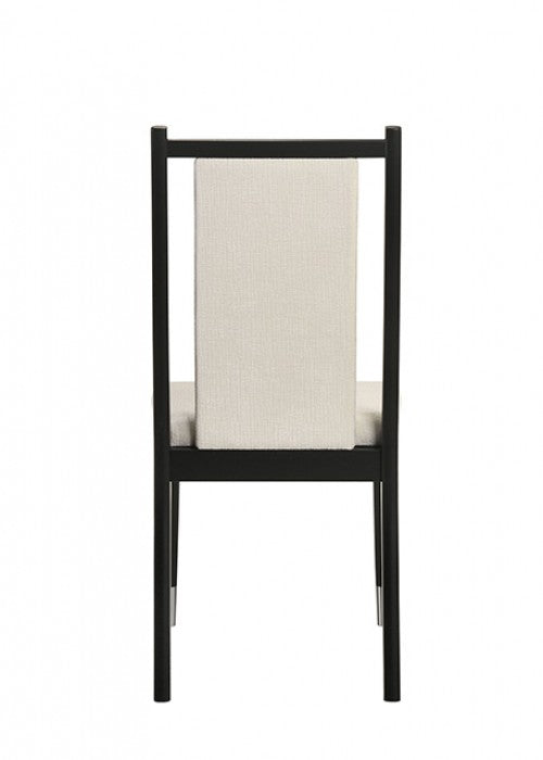 Maidstone Black/White Side Chair Set of 2