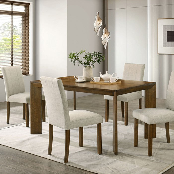 Paolino Antique Brown 5-Piece Dining Room Set