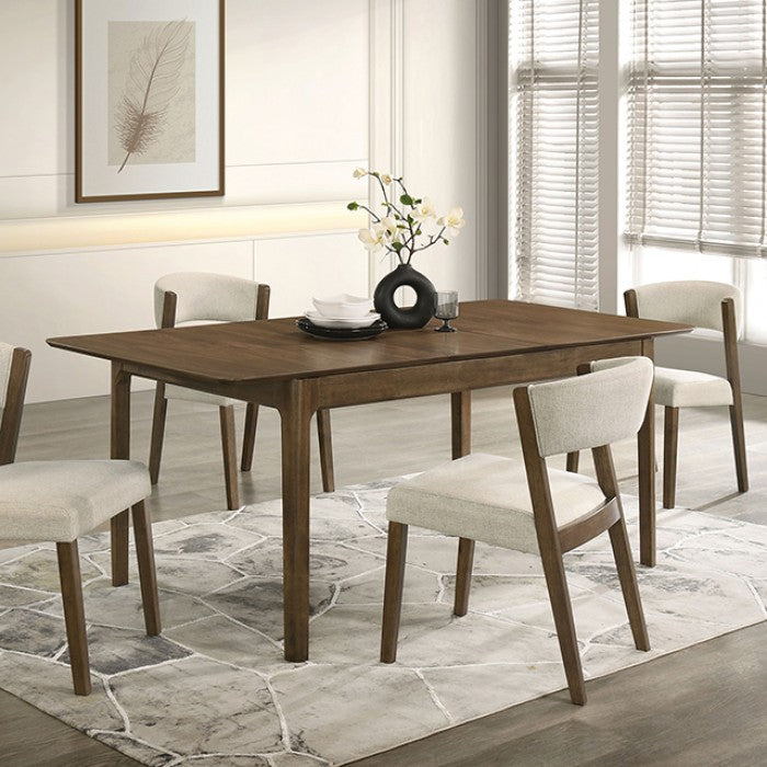 Raissa Walnut 5-Piece Dining Room Set by Furniture of America at Eve Furniture