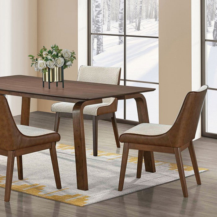 Viken Walnut 7-Piece Dining Room Set
