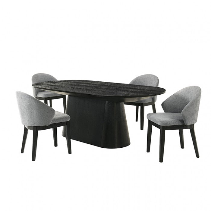 Tottenham Black 5-Piece Dining Room Set