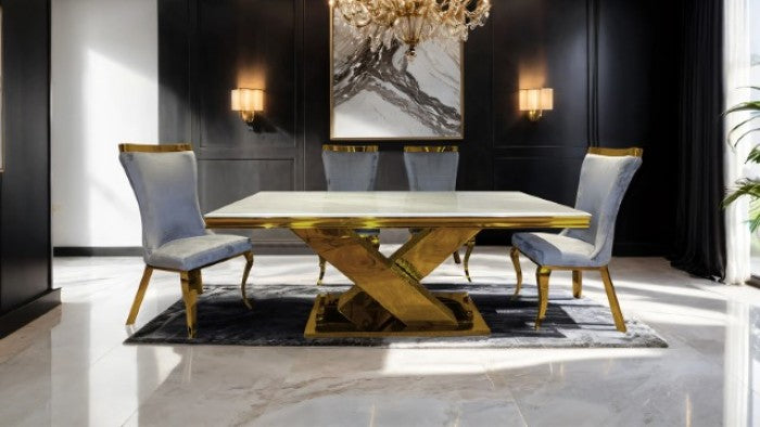 Palazzo Gold 7-Piece Dining Room Set