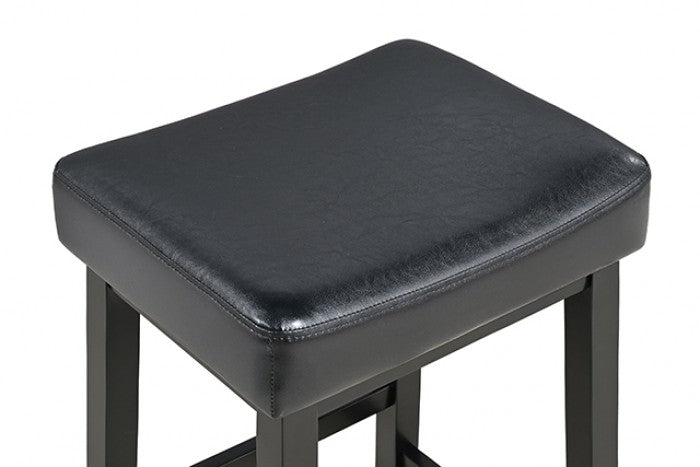Albergo Black 3-Piece Bar Table Set