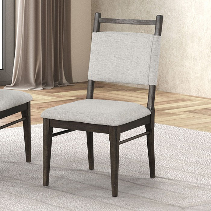 Woolwich Dark Walnut Side Chair Set of 2 by Furniture of America at Eve Furniture