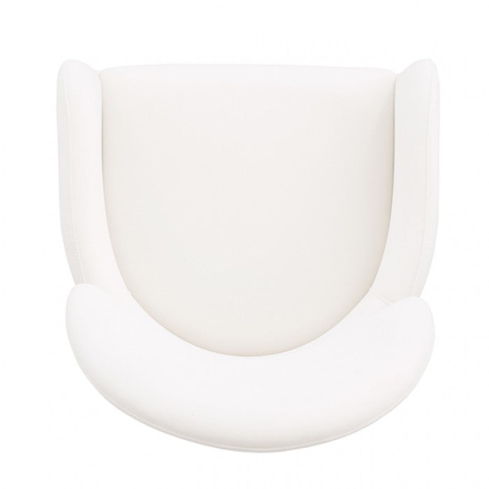 Northam White/Matte Gold Arm Chair Set of 2