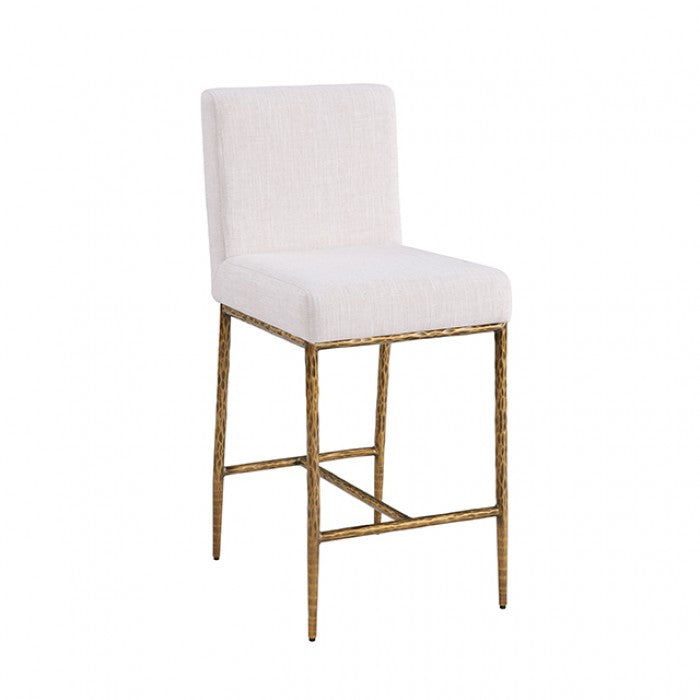 Rilva Matte Gold Counter Height Stool