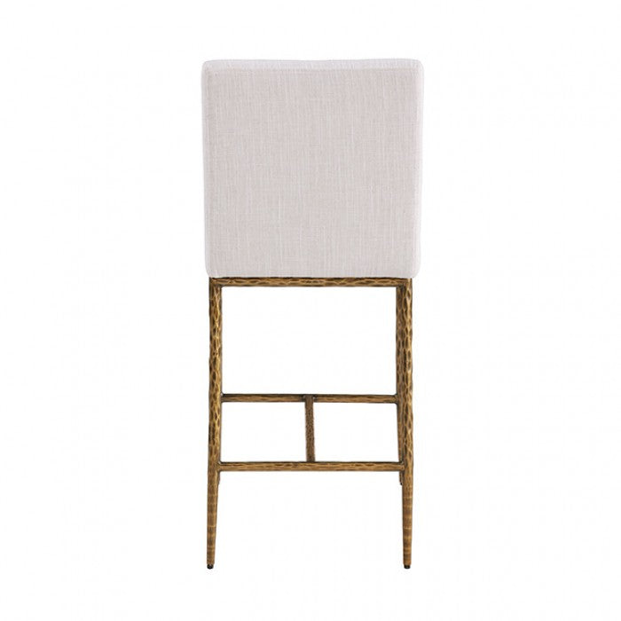 Rilva Matte Gold Counter Height Stool