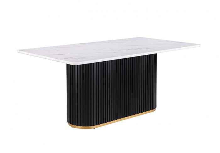 Borden Black/White 5-Piece Dining Room Set