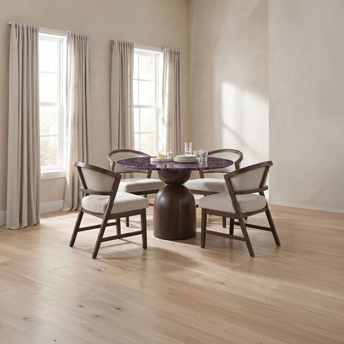 Cirava Red/White 5-Piece 5-Piece Dining Room Set