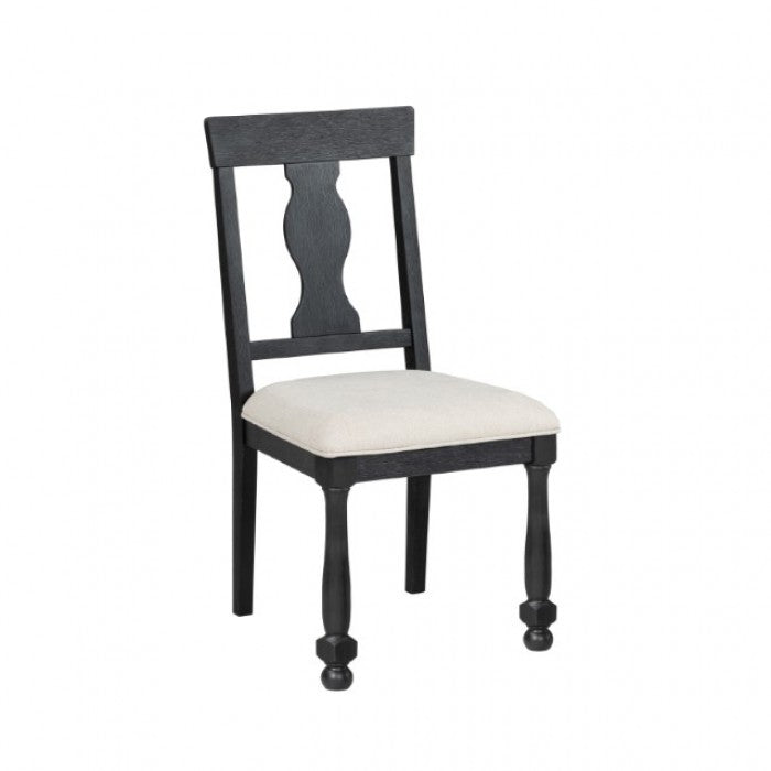 Neue Mills Black Side Chair Set of 2