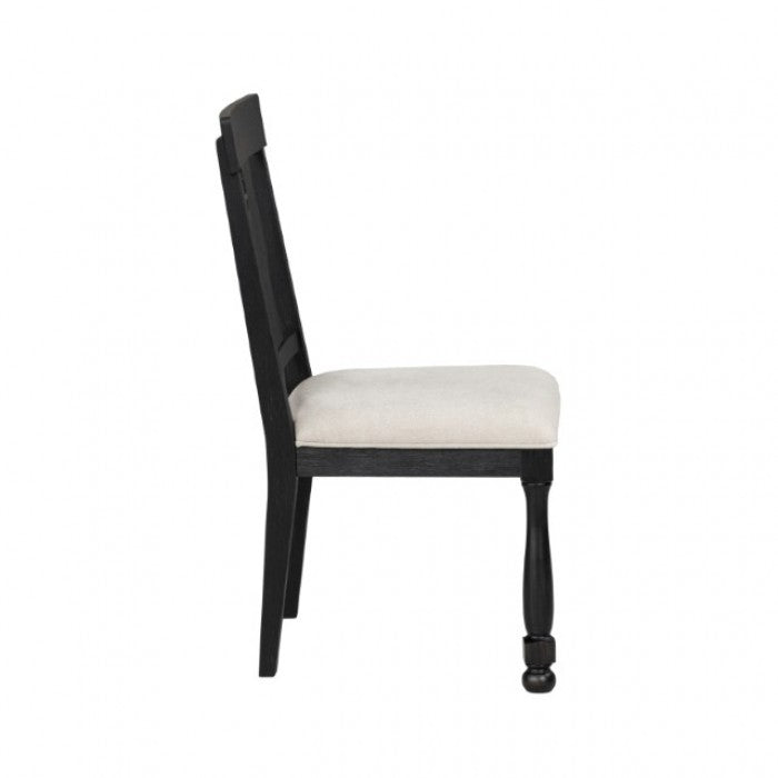 Neue Mills Black Side Chair Set of 2