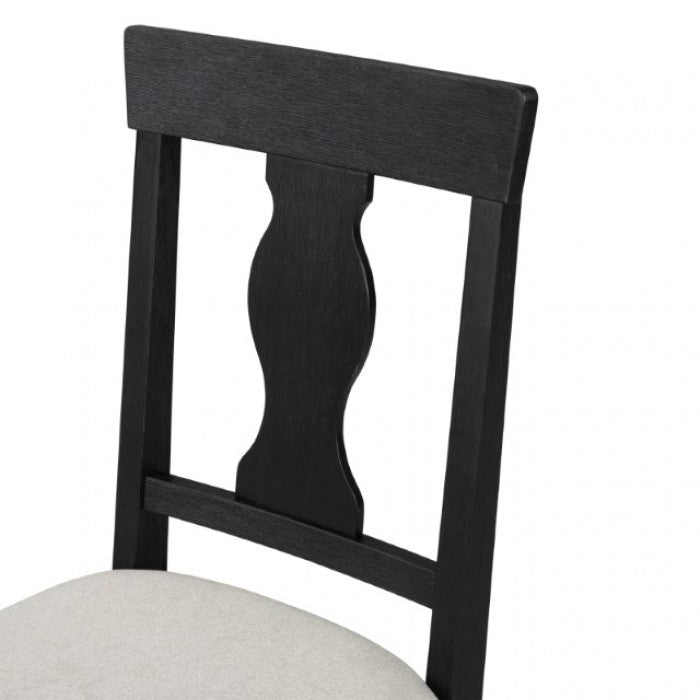 Neue Mills Black Side Chair Set of 2