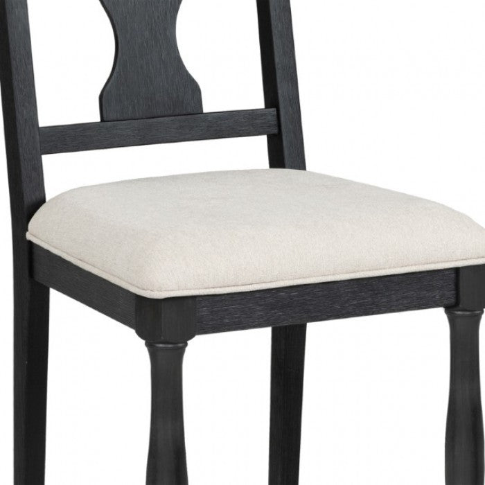 Neue Mills Black Side Chair Set of 2