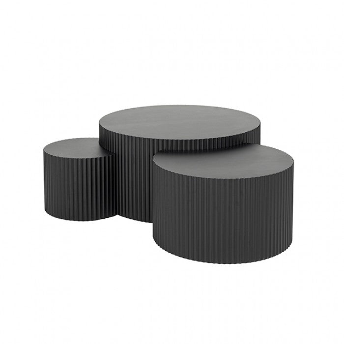 Narella Black 3-Piece Occasional Table Set