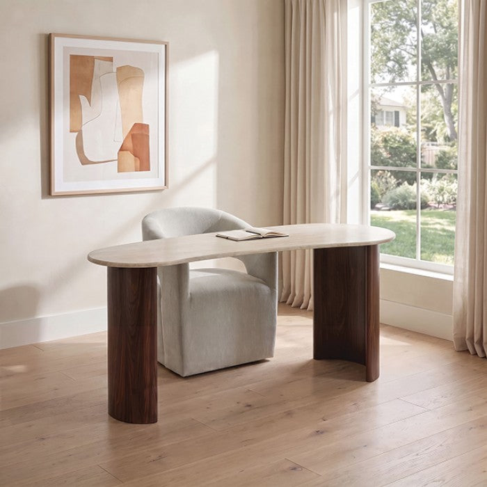 Cronus Walnut Writing Desk