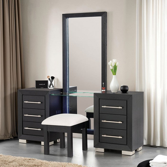 Ashbourne Black Vanity Set