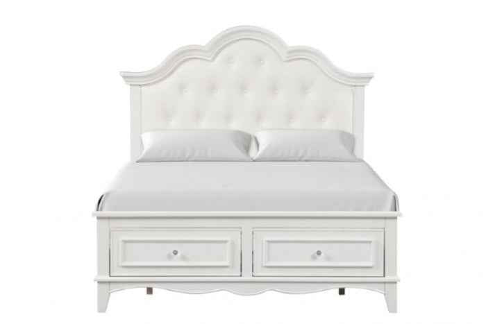 Naucalpan White 4-Piece Twin Bedroom Set