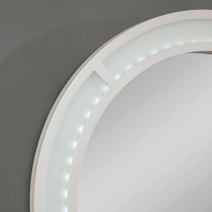 Yasmine Luminous White Vanity Set