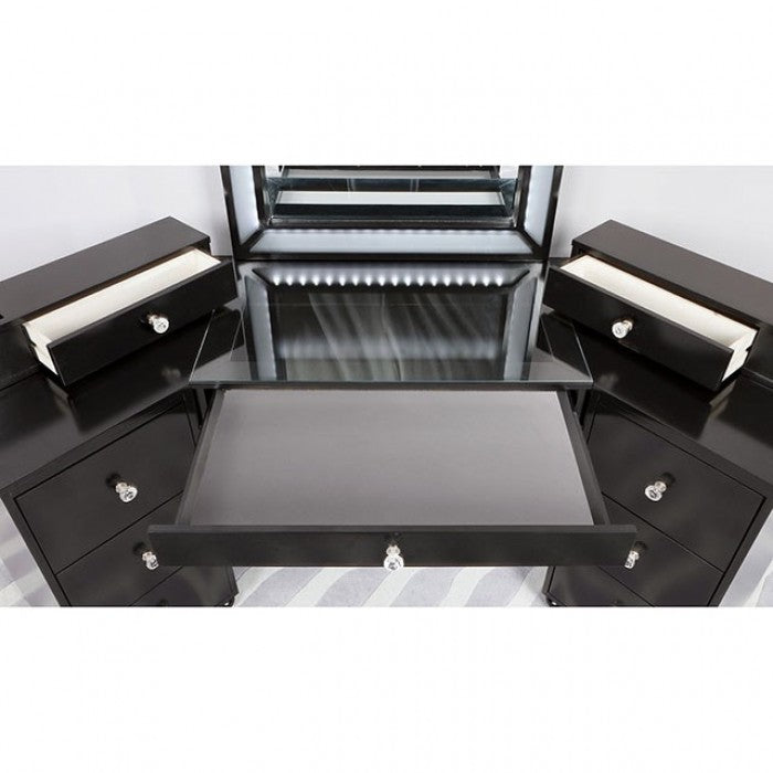 Tracie Obsidian Gray Vanity Set