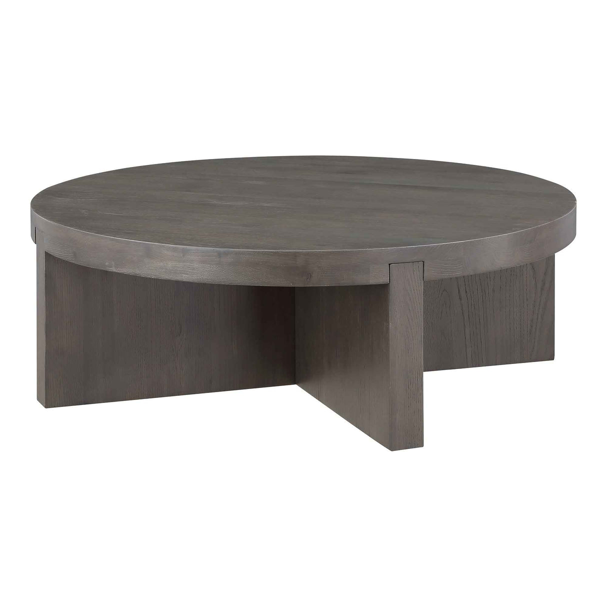Folke Dark Brown Round Coffee Table