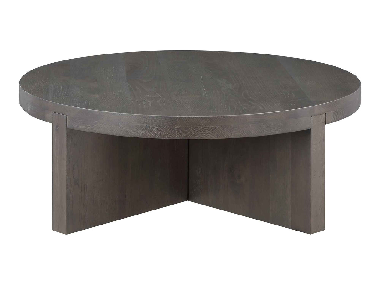 Folke Dark Brown Round Coffee Table