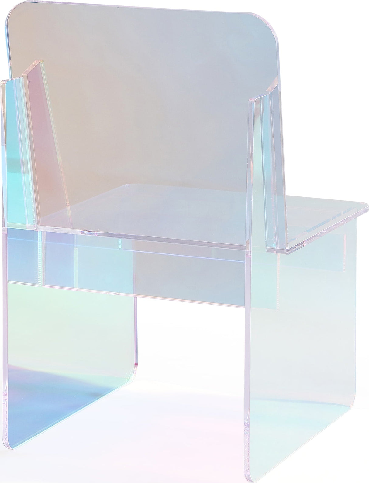 Fomo Honeyberry Iridescent Acrylic Accent Chair by Modus Furniture at Eve Furniture