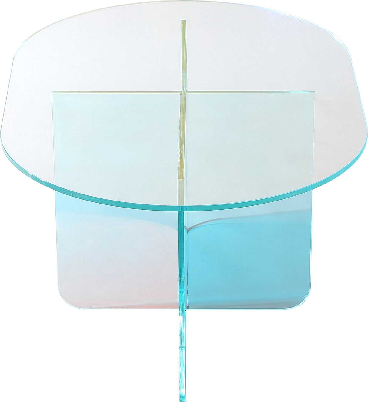 Fomo Iridescent Glass Coffee Table by Modus Furniture at Eve Furniture