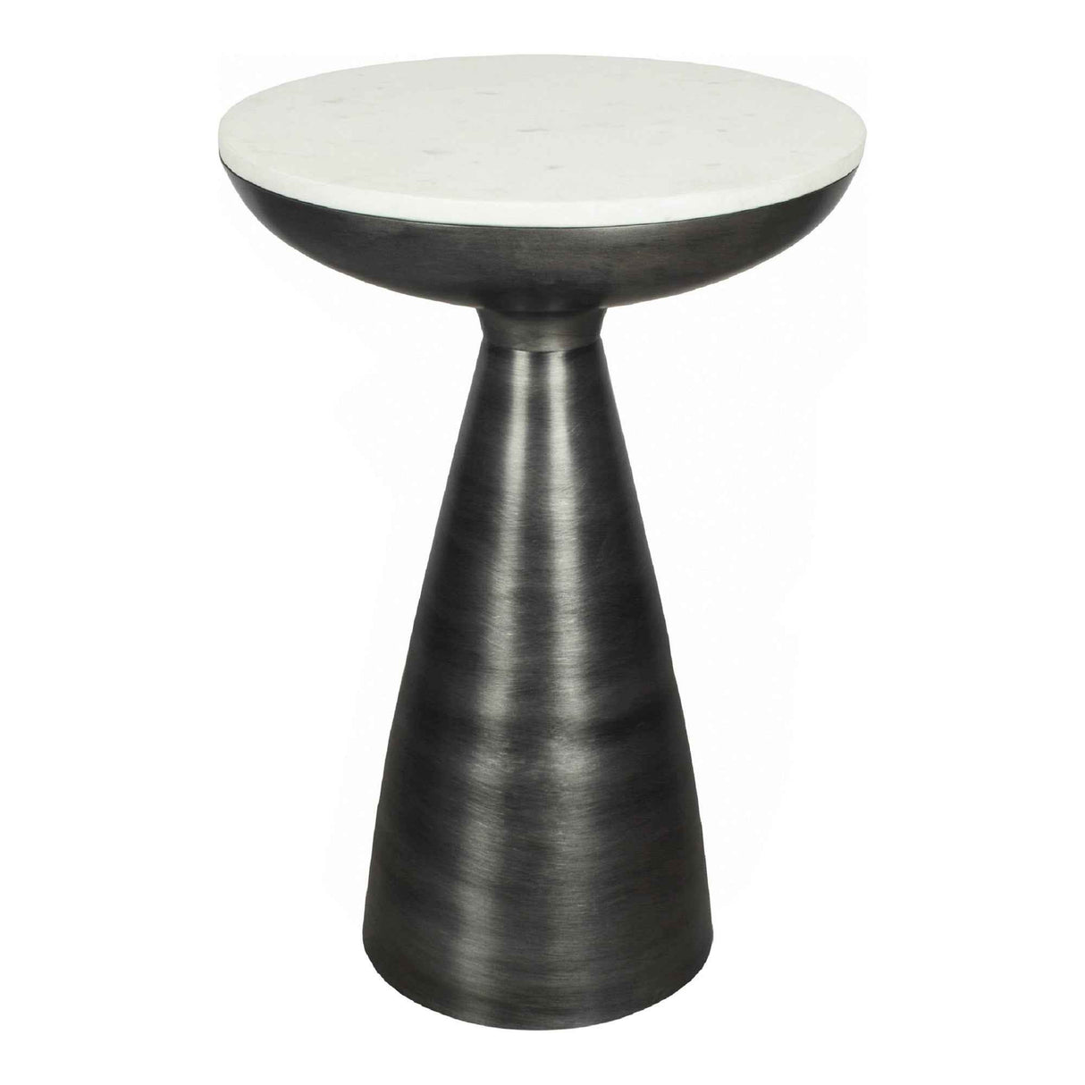 Font White Marble Side Table
