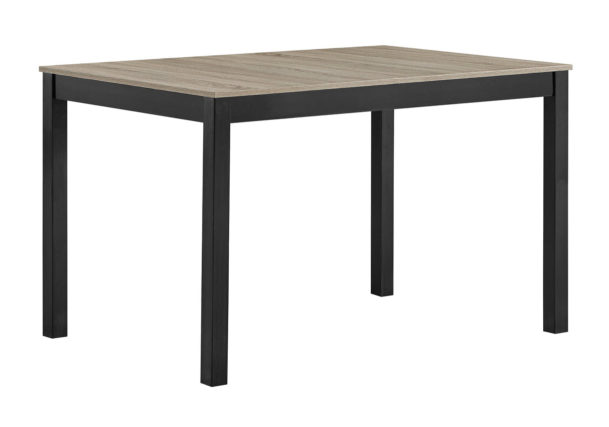 Forana Black and Brown Dining Table by Crown Mark at Eve Furniture