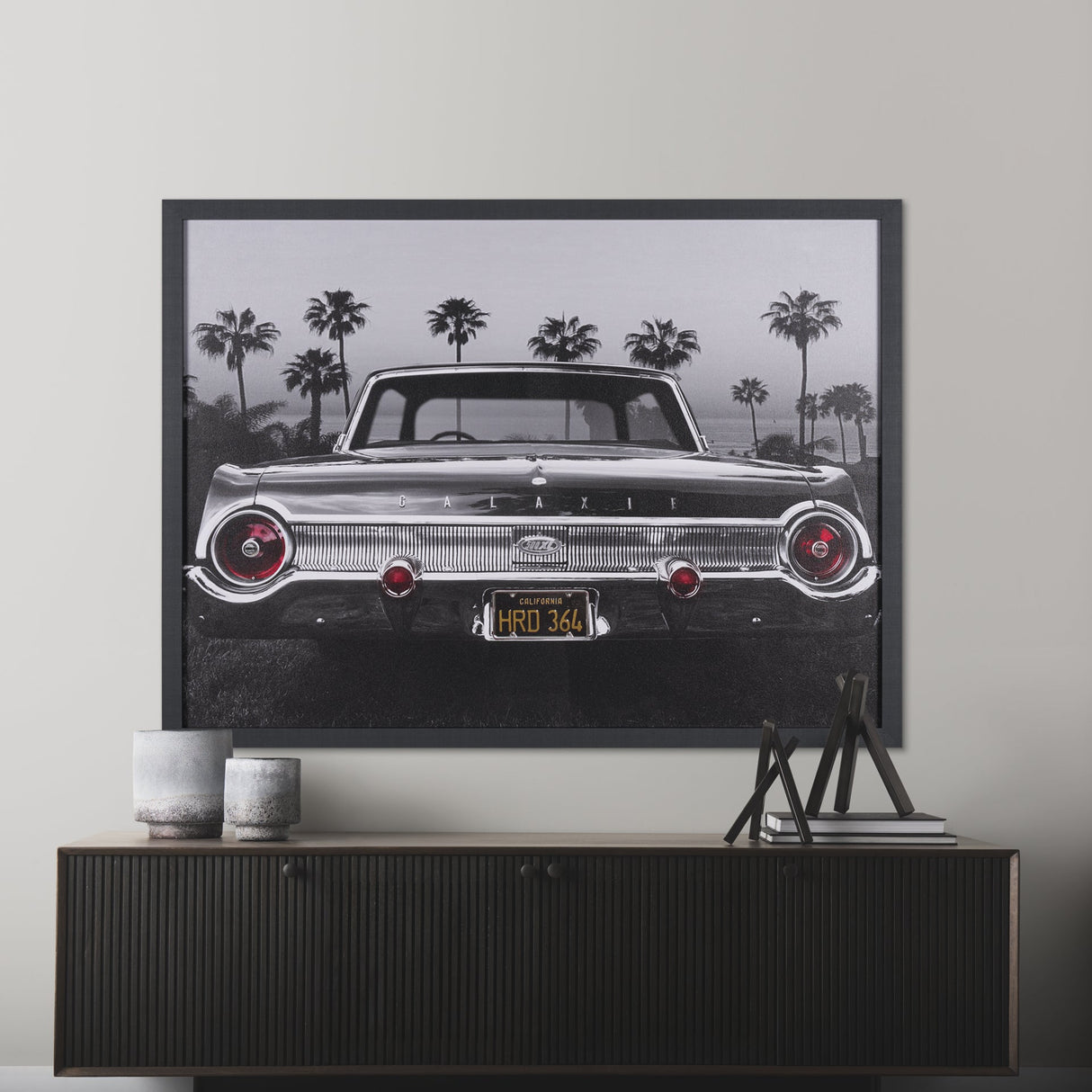 Ford Galaxy 500XL by Larry Butterworth a Hand Embellished Framed Photo Art Print by Mercana at Eve Furniture