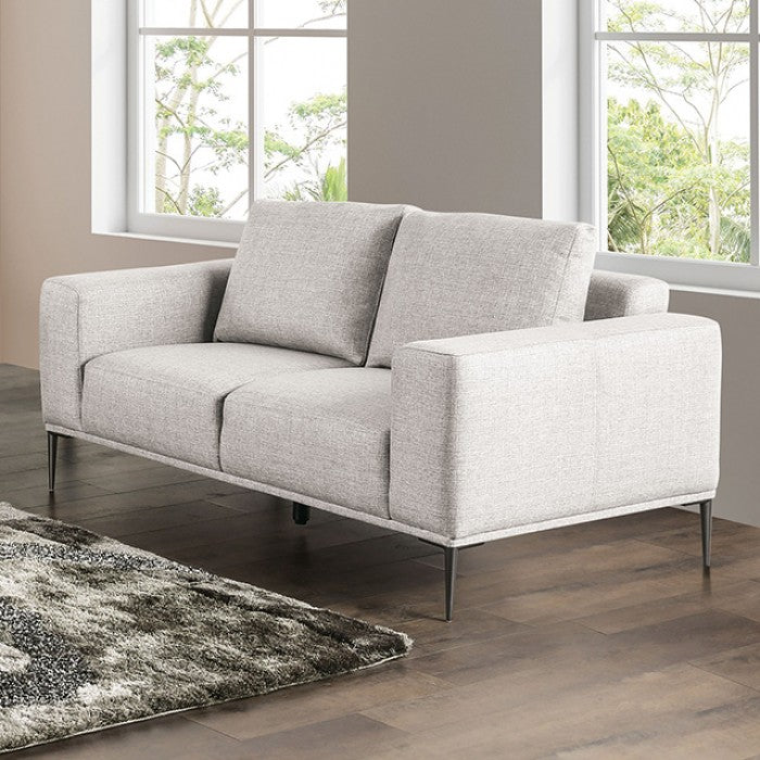Forde Gray Loveseat by Furniture of America at Eve Furniture