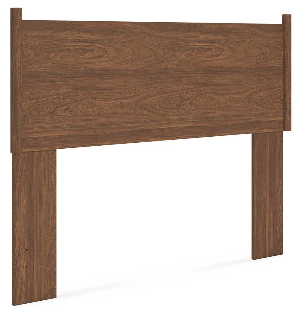 Fordmont Queen Panel Headboard with 2 Nightstands in Auburn by Ashley at Eve Furniture