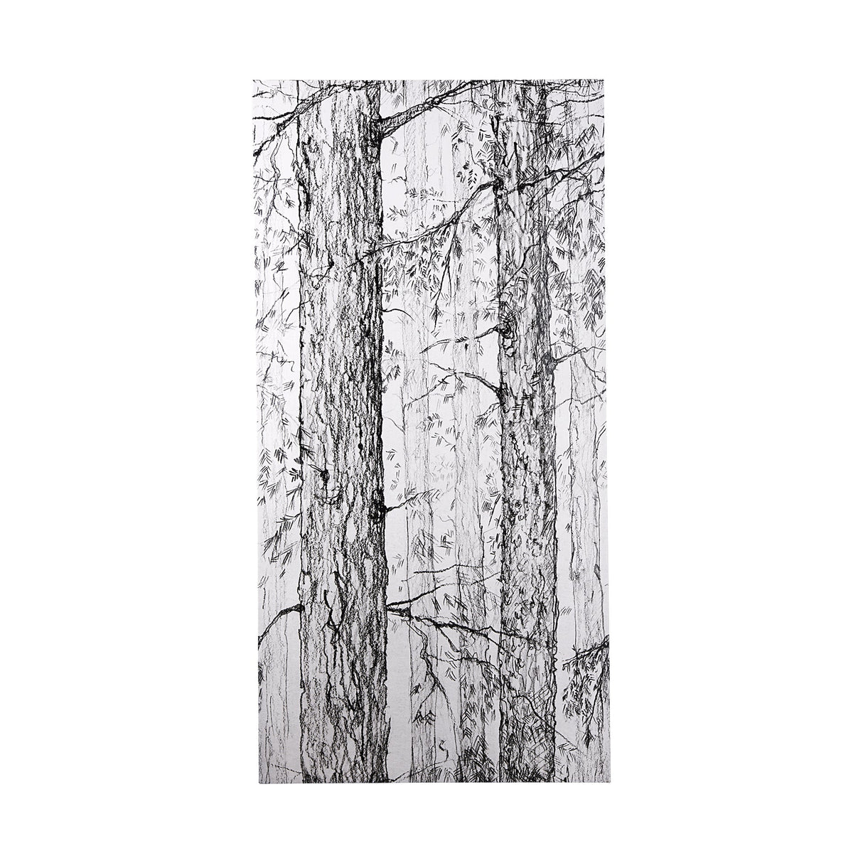 Forest BW I by Ariana a Hand Embellished Textured Canvas by Mercana at Eve Furniture